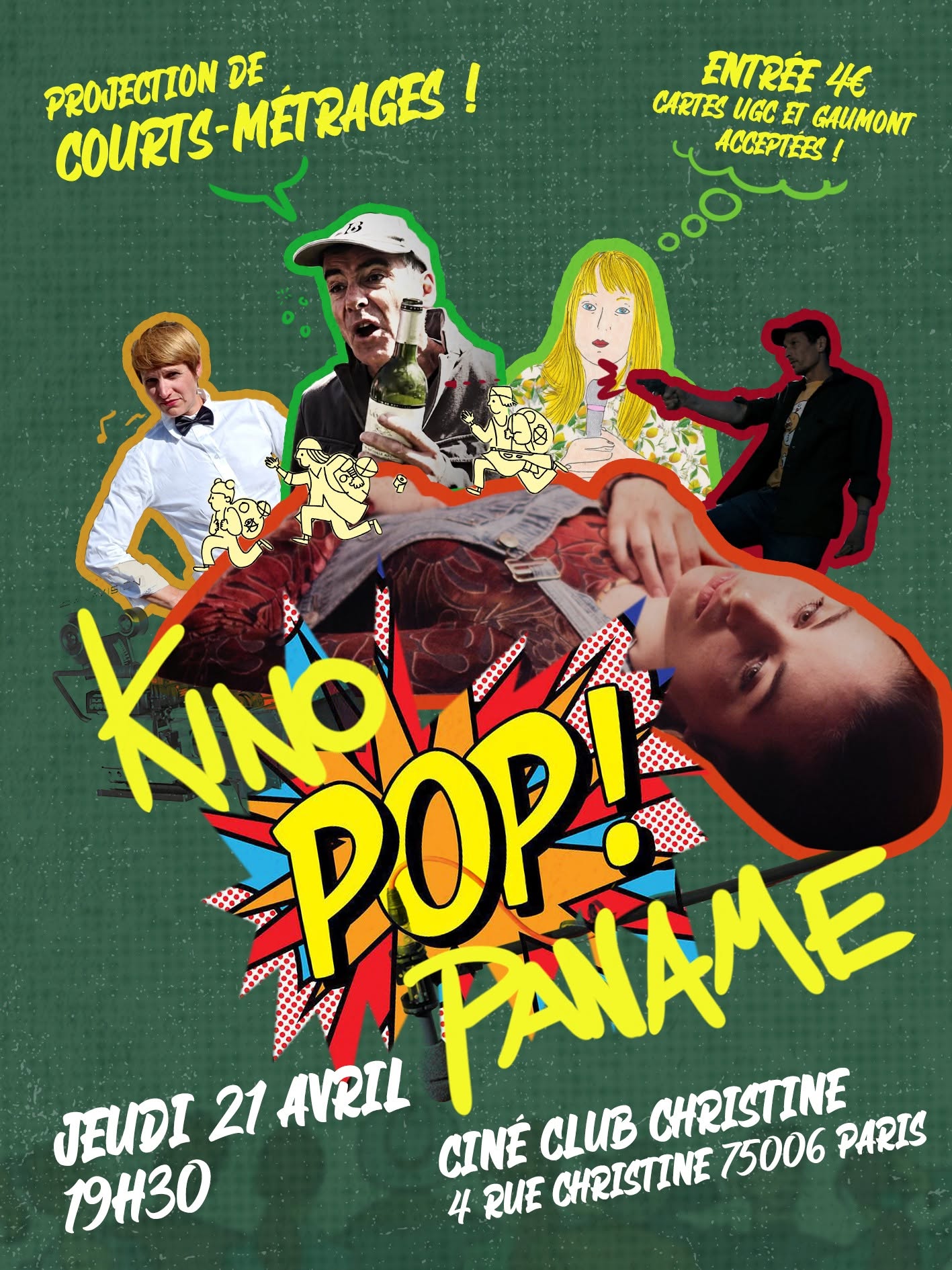 Affiche de la projection Kino Pop de avril 2022