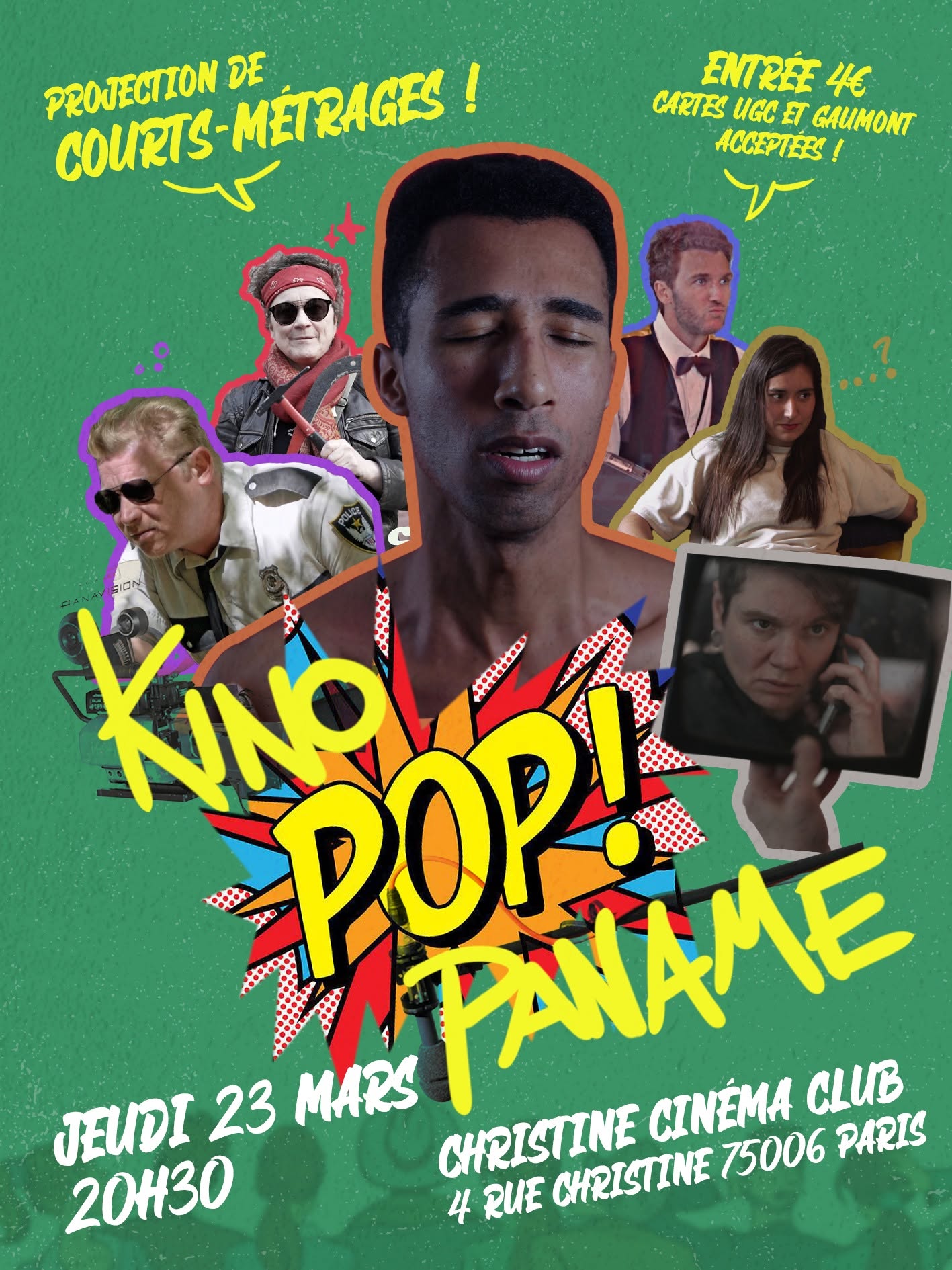 Affiche de la projection Kino Pop de mars 2023