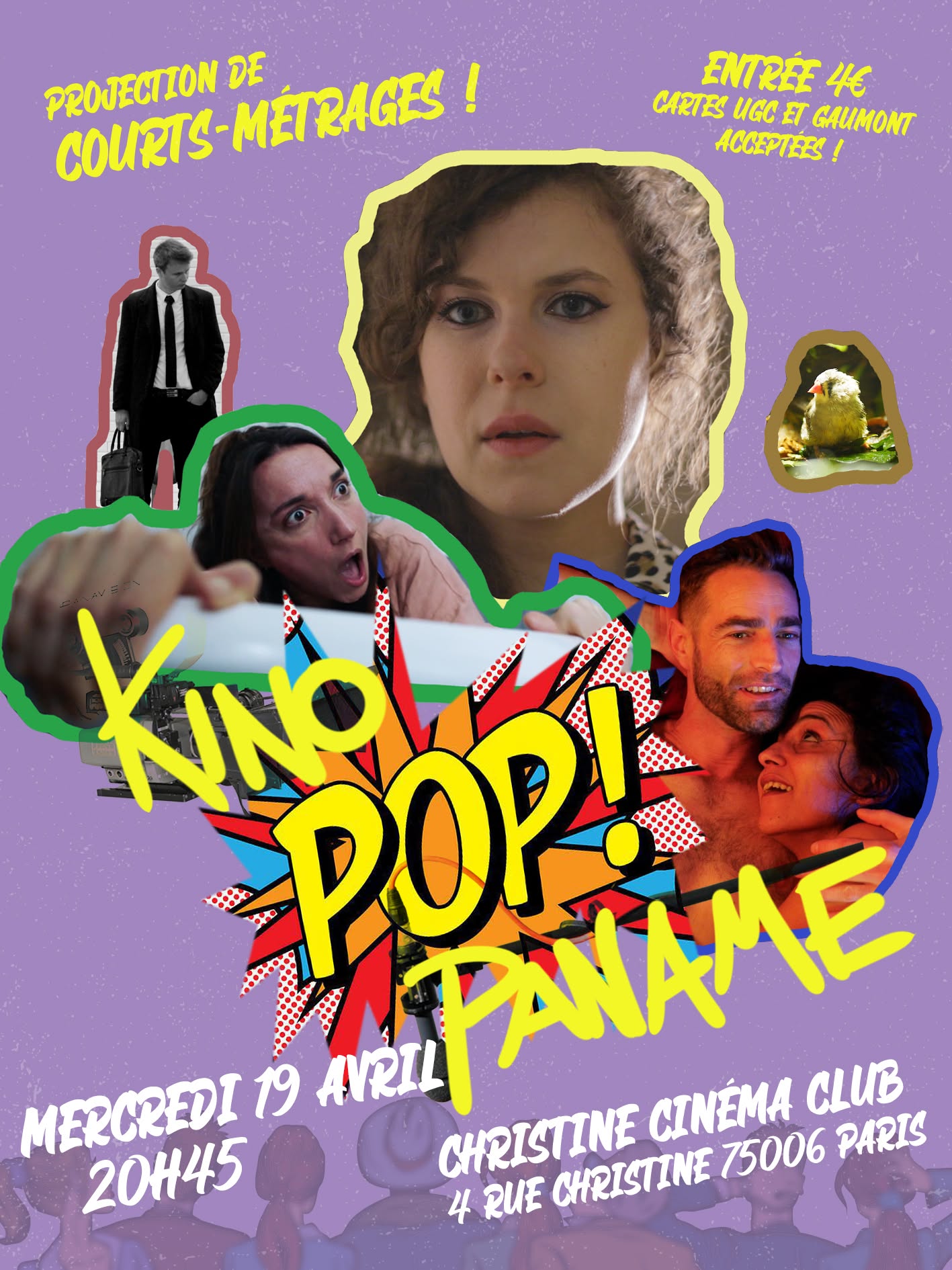 Affiche de la projection Kino Pop de avril 2023