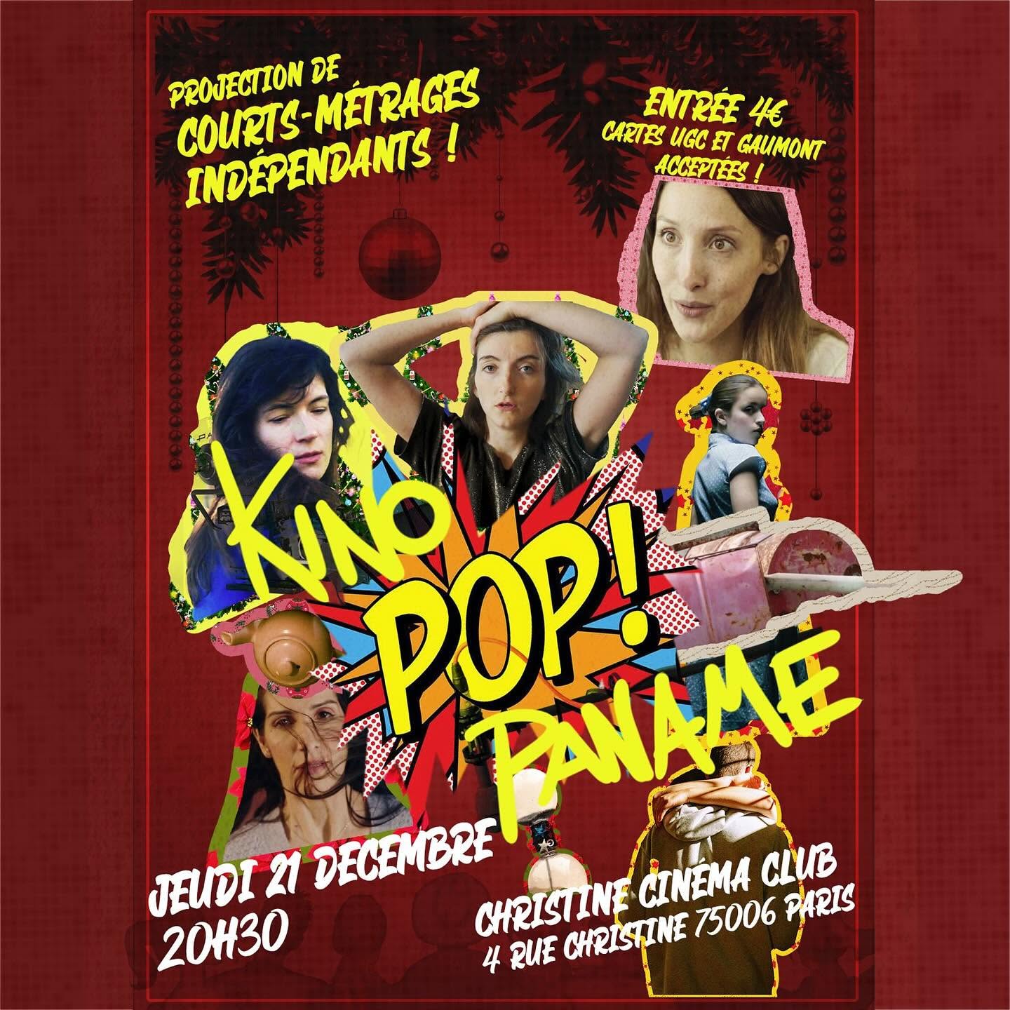 Affiche de la projection Kino Pop de décembre 2023