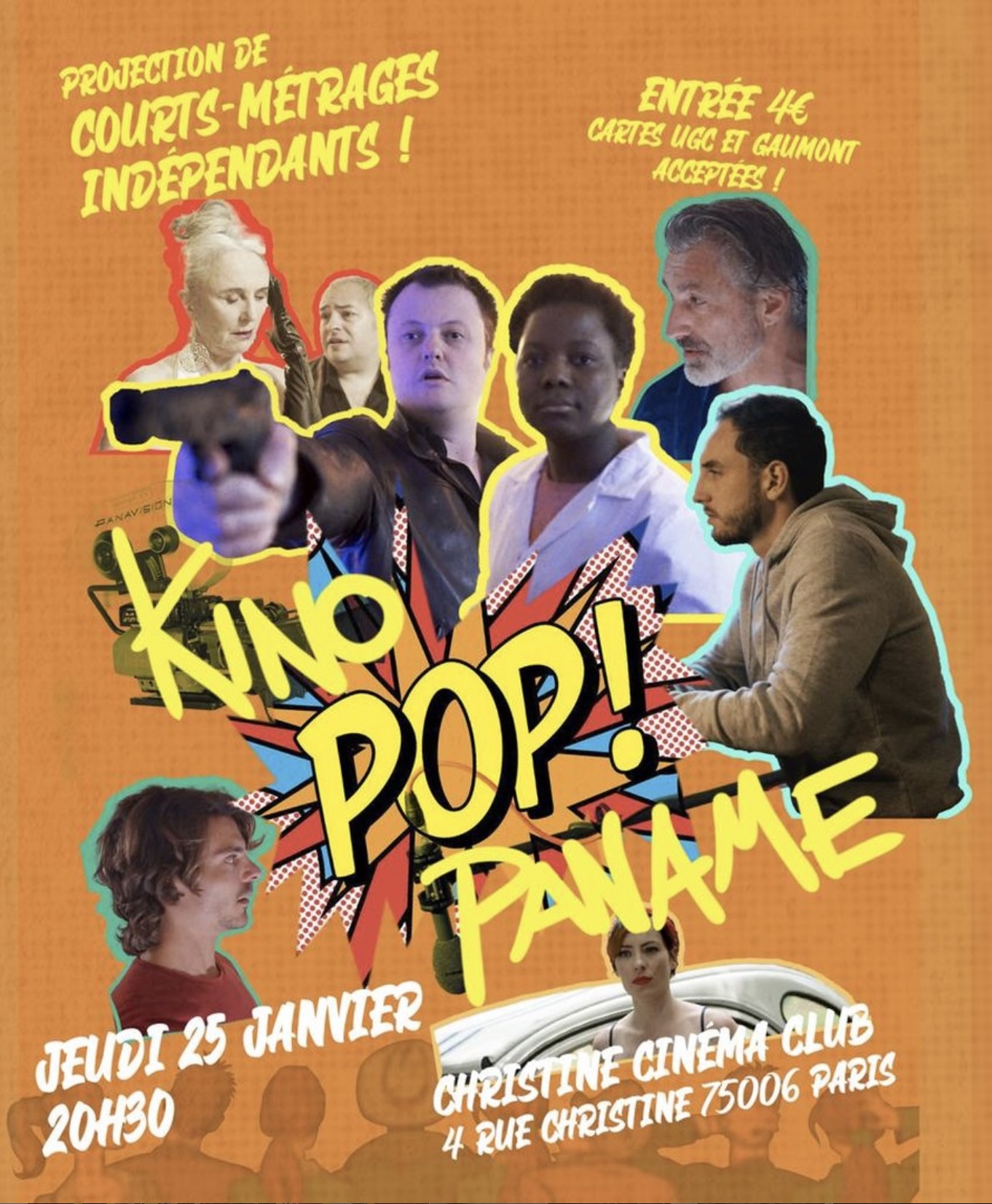 Affiche de la projection Kino Pop de janvier 2024