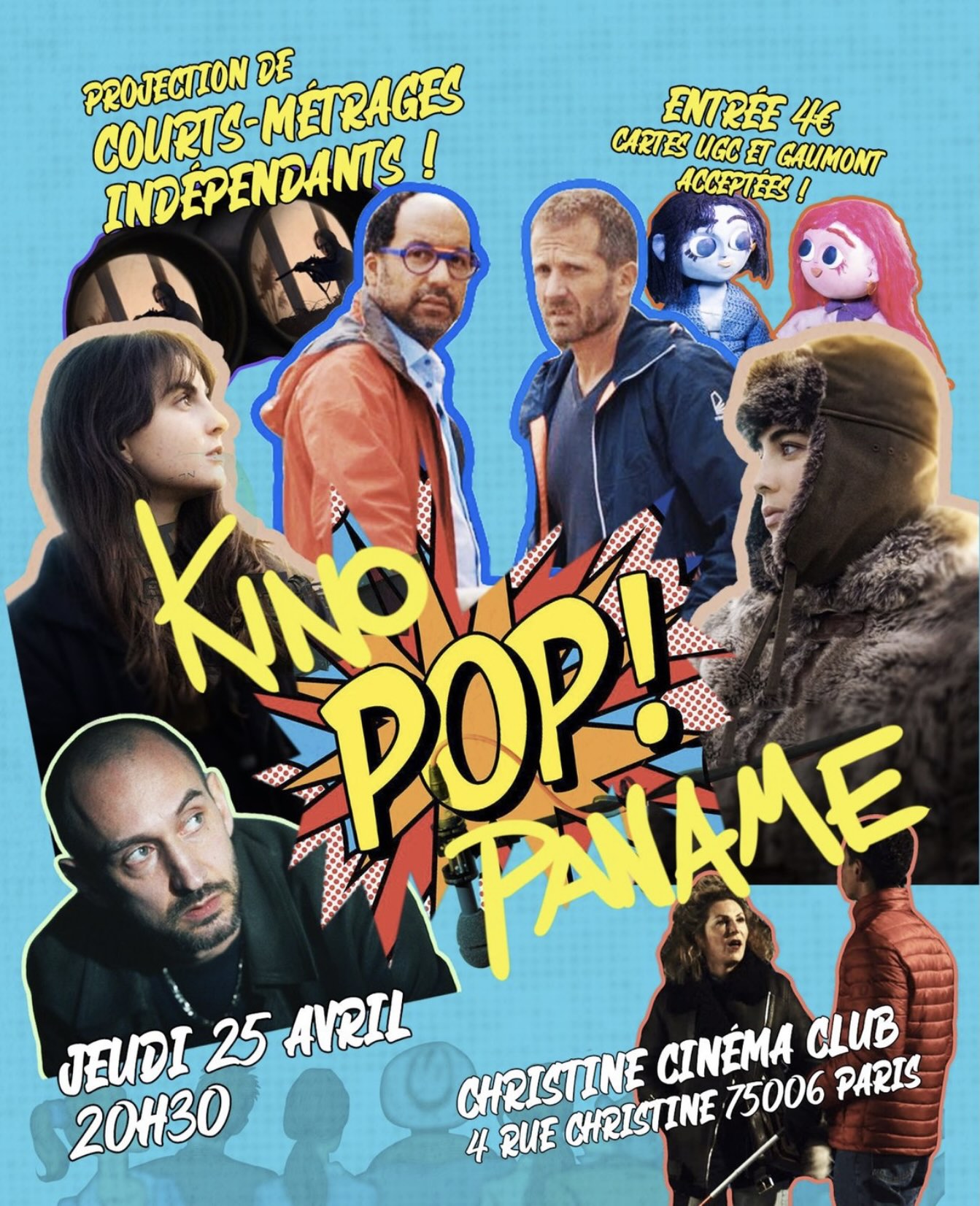Affiche de la projection Kino Pop de avril 2024