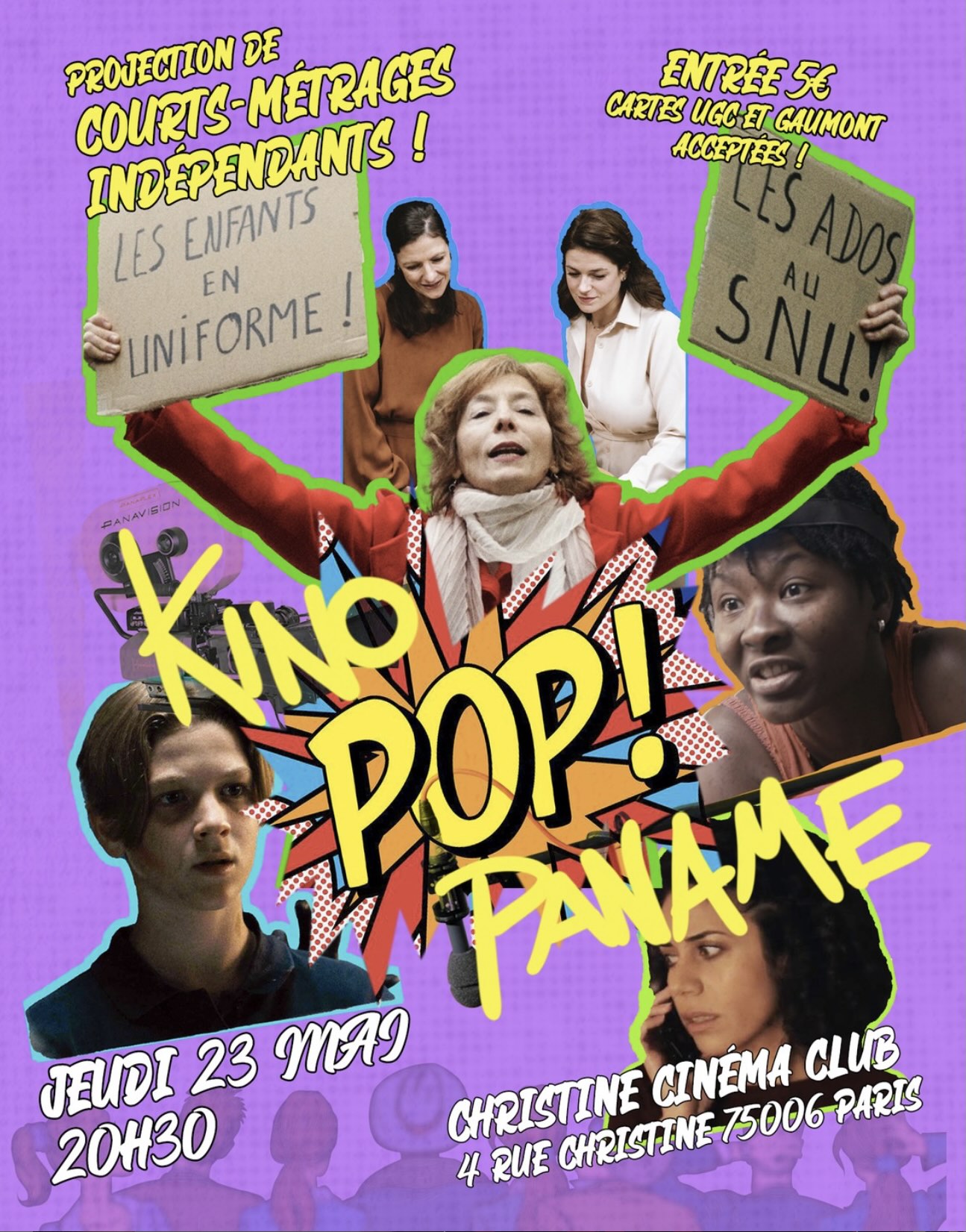 Affiche de la projection Kino Pop de mai 2024