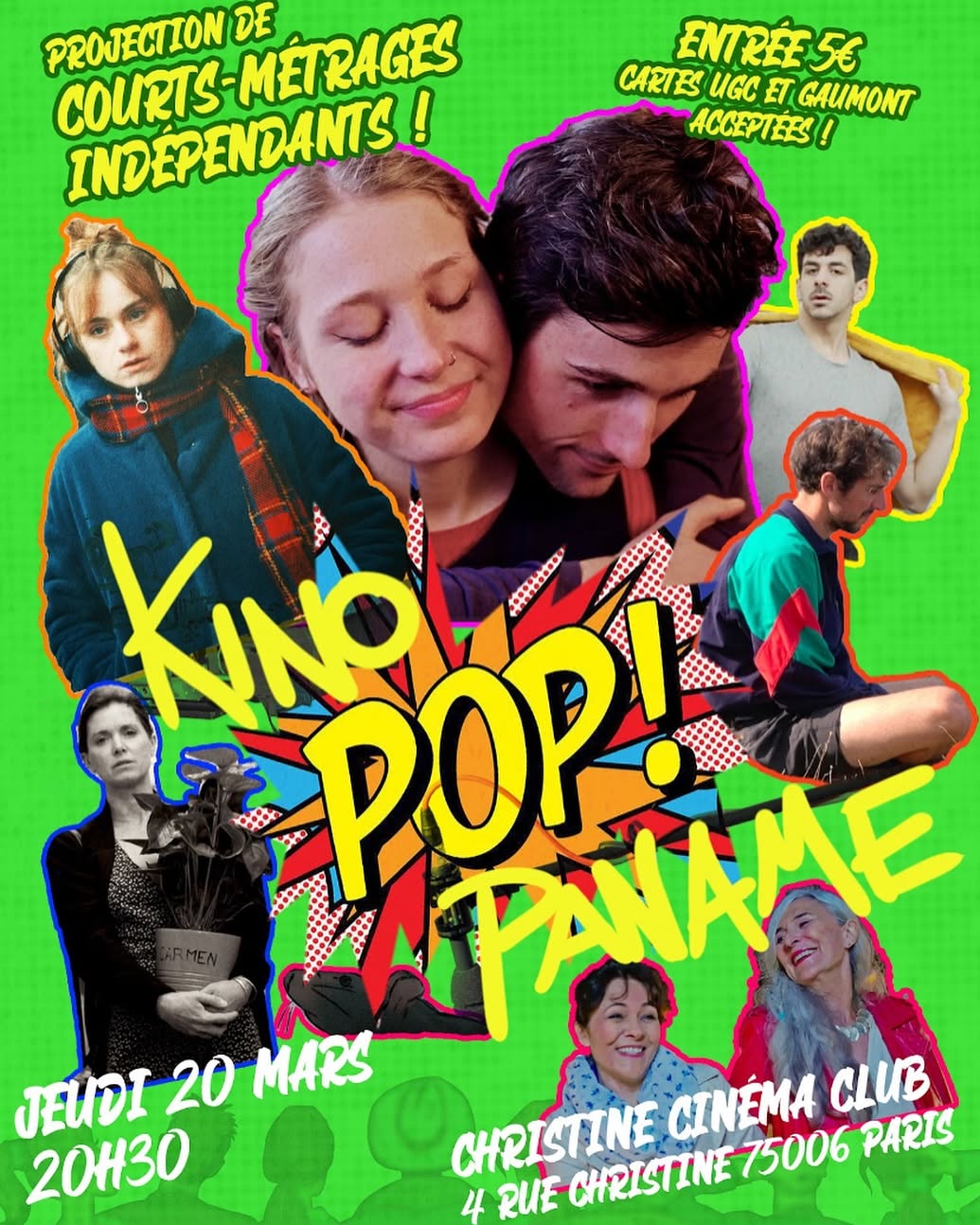 Affiche de la projection Kino Pop de mars 2025