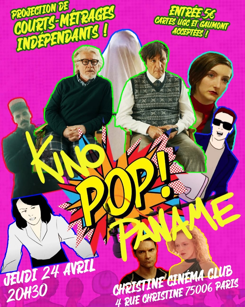 Affiche de la projection Kino Pop de avril 2025