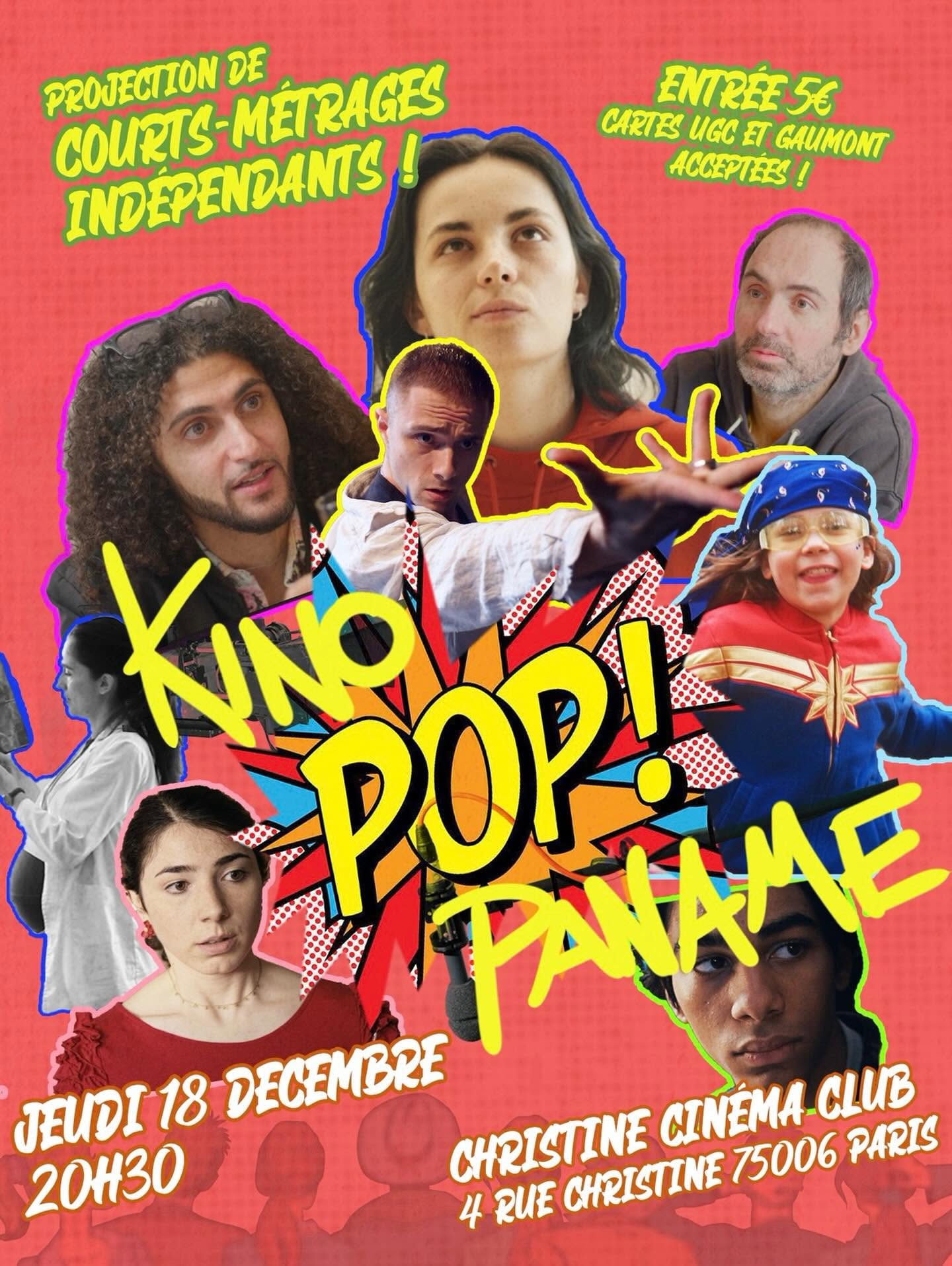 Affiche de la projection Kino Pop de décembre 2025