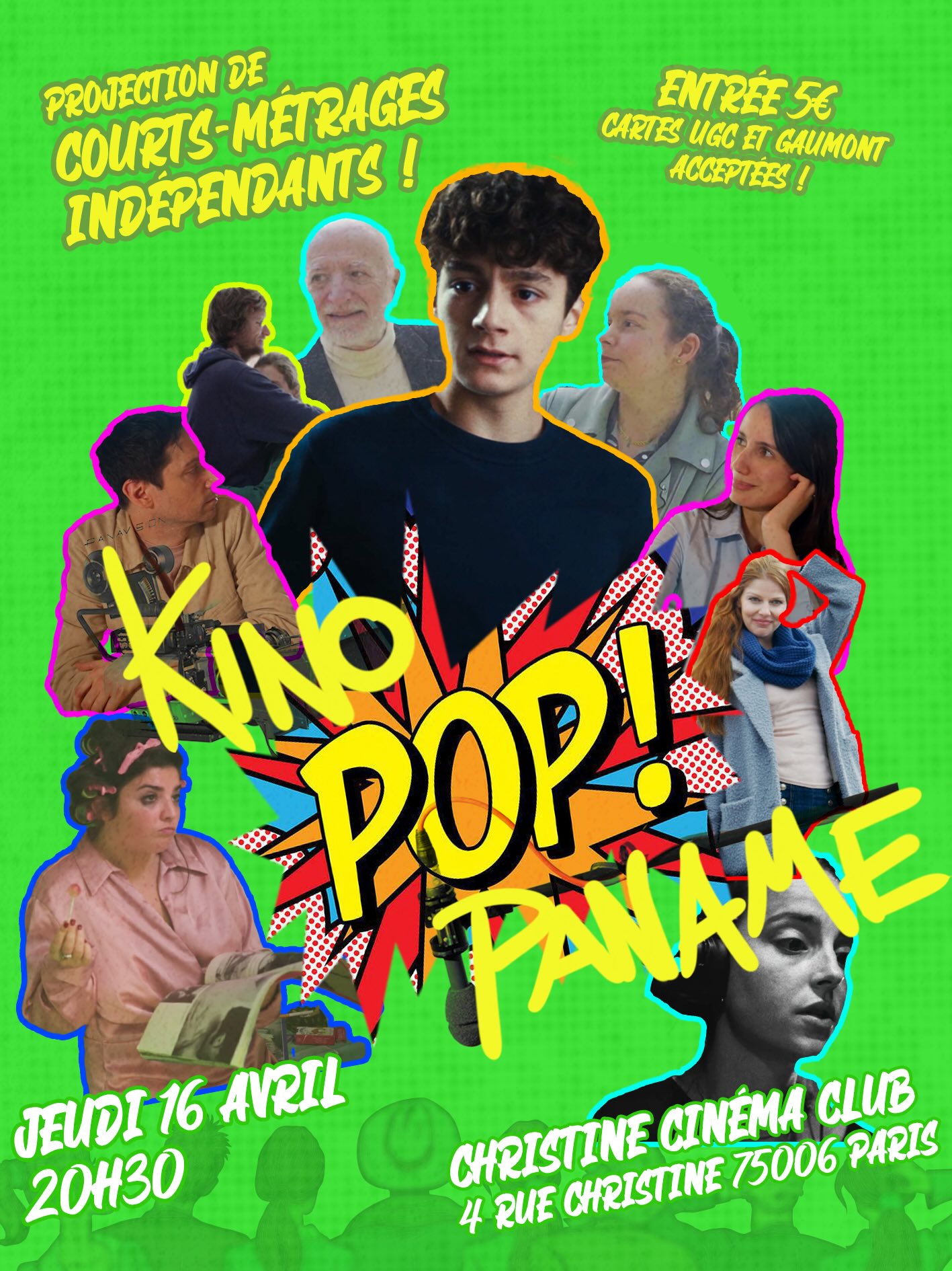 Affiche de la projection Kino Pop de avril 2026