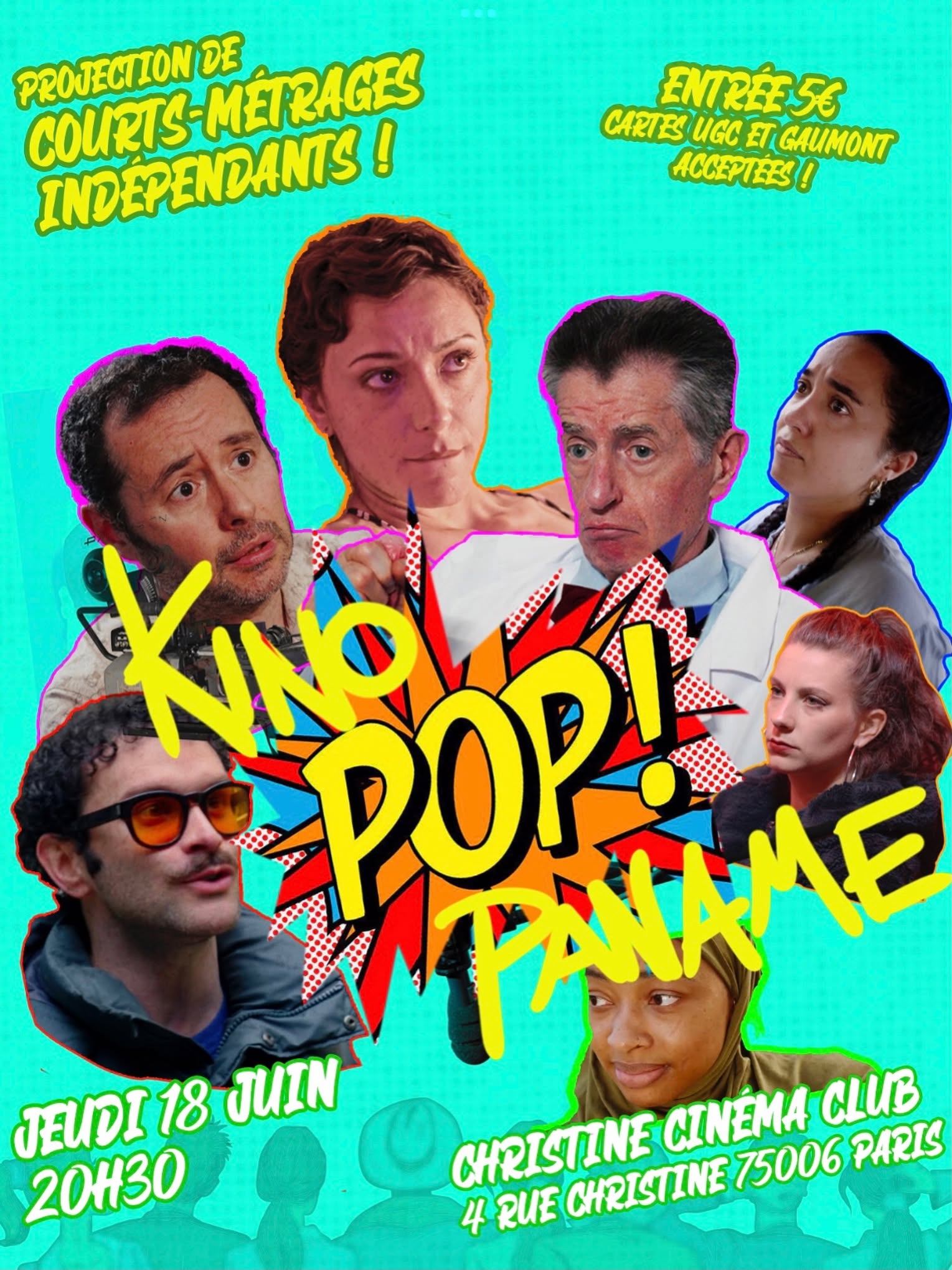 Affiche de la projection Kino Pop de juin 2026